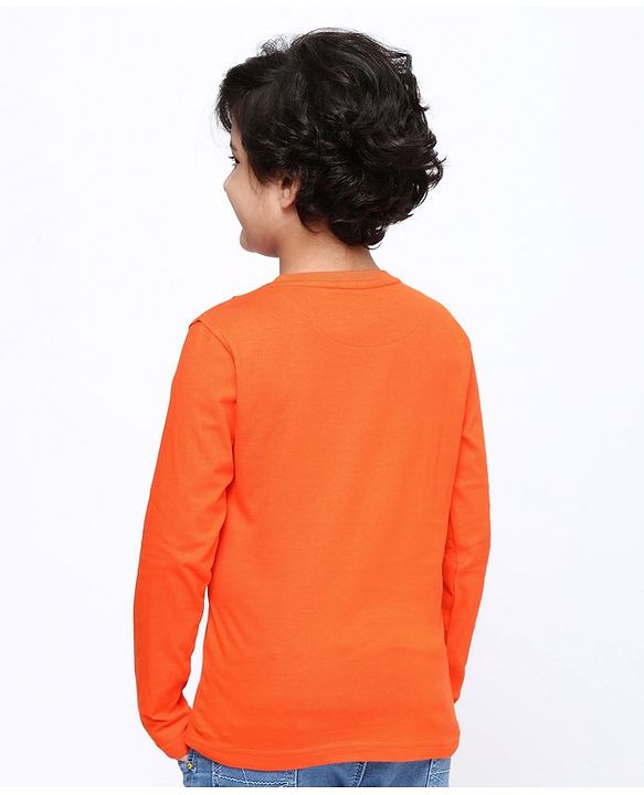 Pine Kids Full Sleeves Cotton Tshirt Pack of 2 - Multicolour