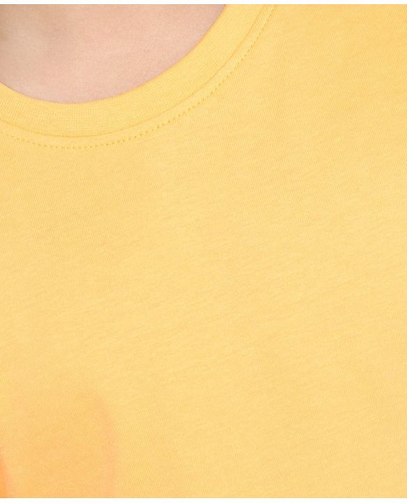 Pine Kids Full Sleeves Biowashed Solid T-Shirts Text Print Pack of 2 - Grey Yellow