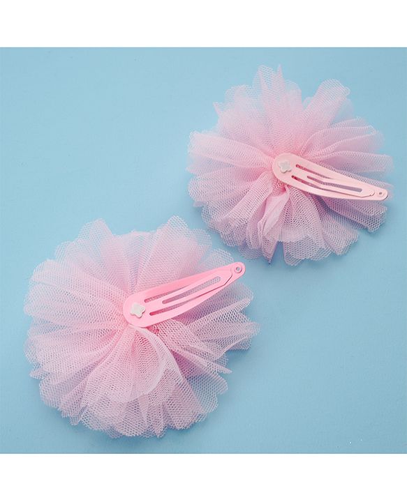 Babyhug Hair Accessories  Free Size Combo Pack Of 3 - Light Pink