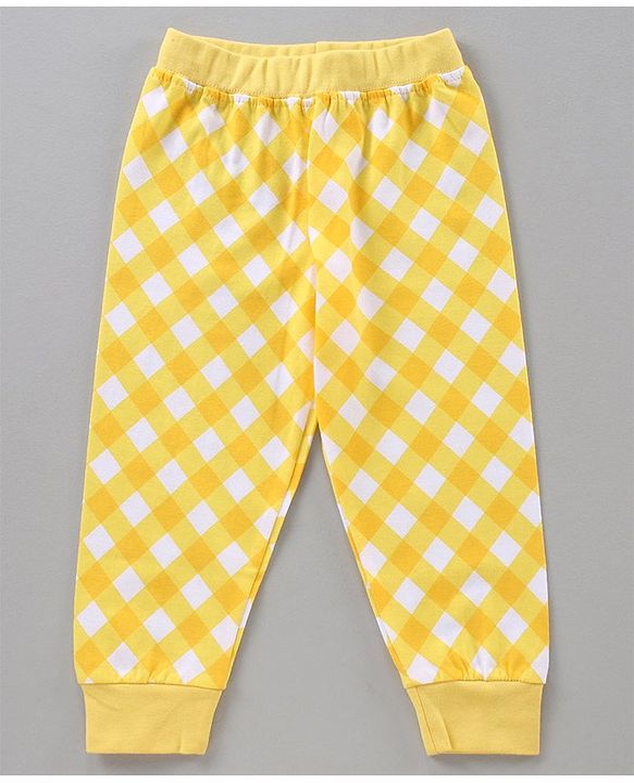 Babyhug Short Sleeves Night Suit Pineapple Print - White Yellow