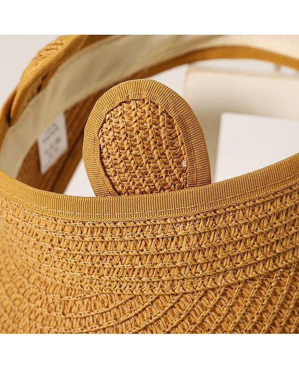Babyhug Face Design Straw Hat - Brown