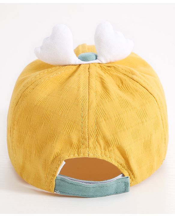 Babyhug Duck Embroided Baseball Cap - Yellow