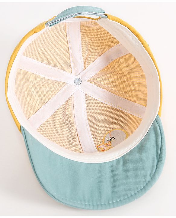 Babyhug Duck Embroided Baseball Cap - Yellow