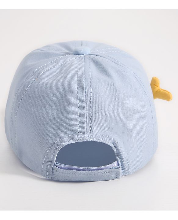 Babyhug Seal Embroided Baseball Cap - Blue