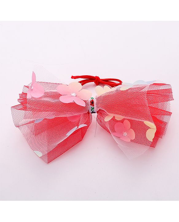 Babyhug Hair Accessories Sets Free Size Combo Pack Of 3 - Red