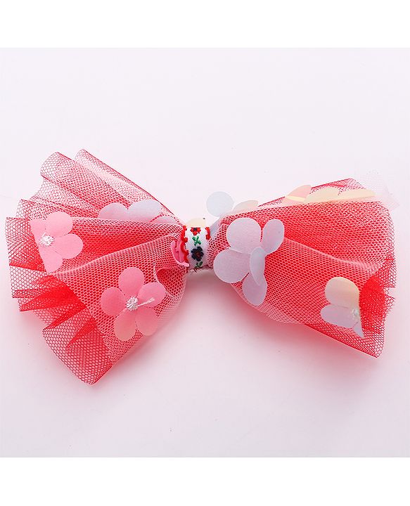 Babyhug Hair Accessories Sets Free Size Combo Pack Of 3 - Red