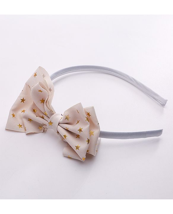 Babyhug Hair Accessories  Free Size Combo Pack Of 5 - White