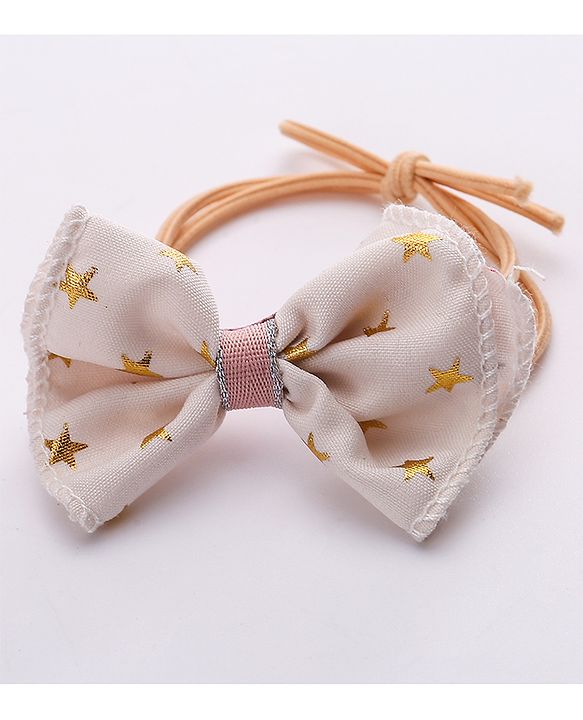 Babyhug Hair Accessories  Free Size Combo Pack Of 5 - White