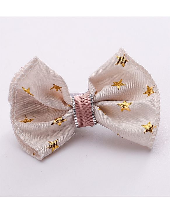Babyhug Hair Accessories  Free Size Combo Pack Of 5 - White