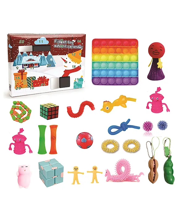 Chocozone Fidget Toy Set of 24 Pieces Multicolour