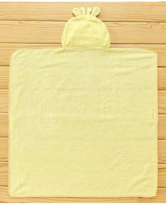 Babyhug Hooded Towel - Yellow