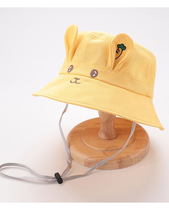 Babyhug Bucket Hats Free Size - Yellow