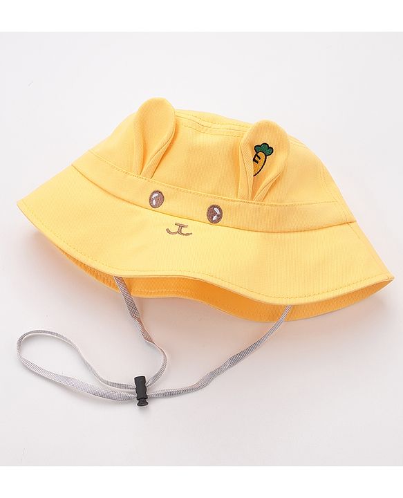 Babyhug Bucket Hats Free Size - Yellow