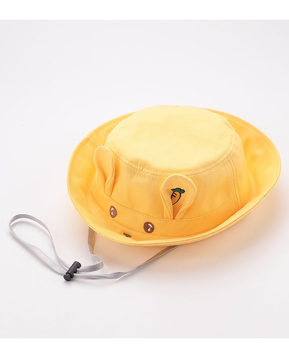 Babyhug Bucket Hats Free Size - Yellow