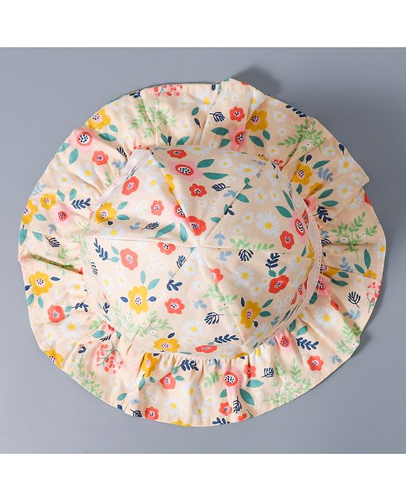 Babyhug Bucket Hats Free Size - White