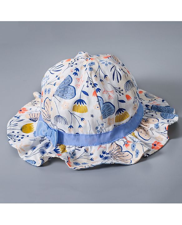 Babyhug Bucket Hats Free Size - White