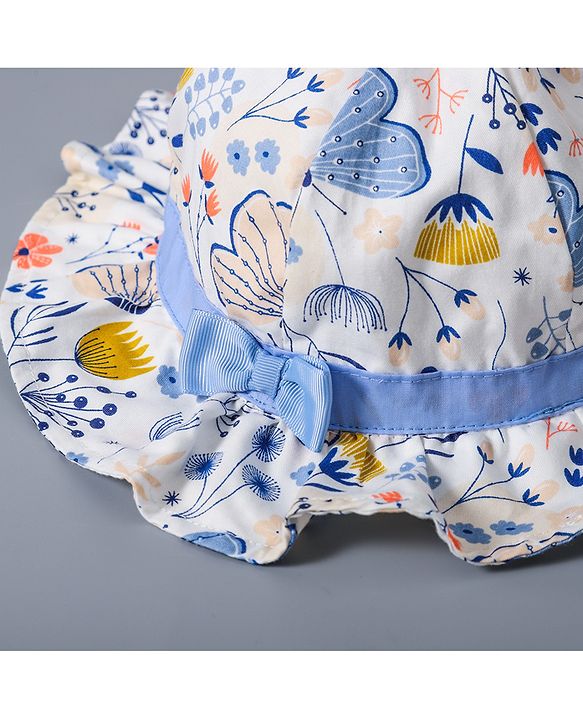 Babyhug Bucket Hats Free Size - White