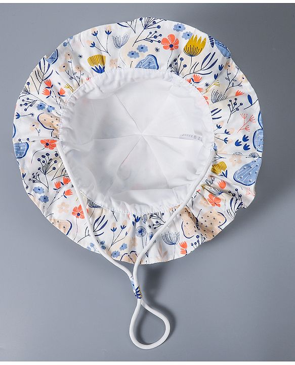 Babyhug Bucket Hats Free Size - White