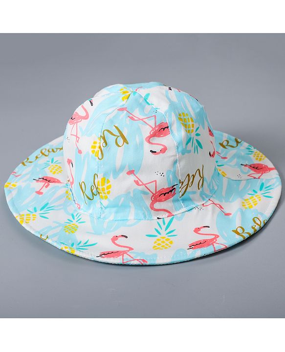 Babyhug Bucket Hats Free Size - Light Blue