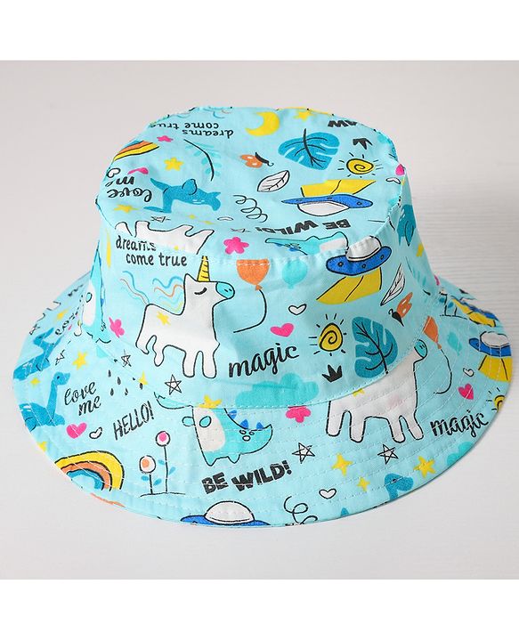 Babyhug Bucket Hats Free Size - Blue