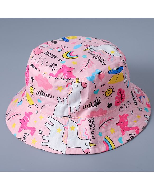 Babyhug Bucket Hats Free Size - Pink