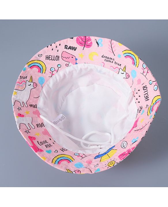 Babyhug Bucket Hats Free Size - Pink