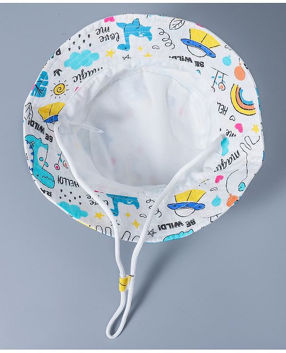 Babyhug Bucket Hats Free Size - Multicolour