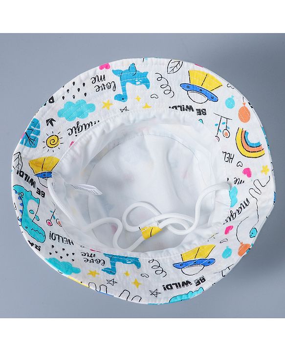 Babyhug Bucket Hats Free Size - Multicolour