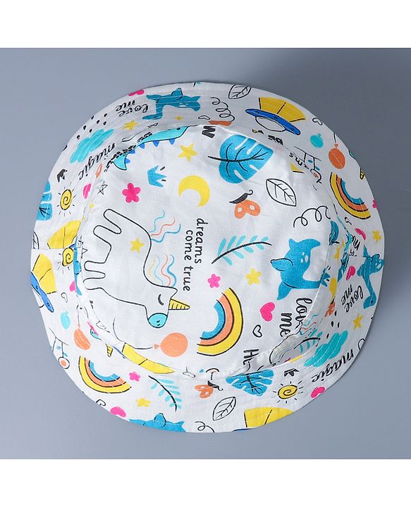 Babyhug Bucket Hats Free Size - Multicolour
