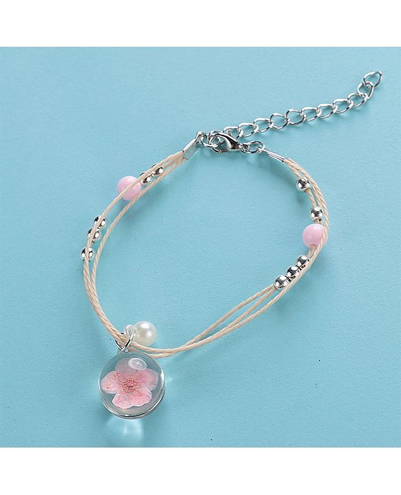 Pine Kids Analog Watch With Bracelet - Pink