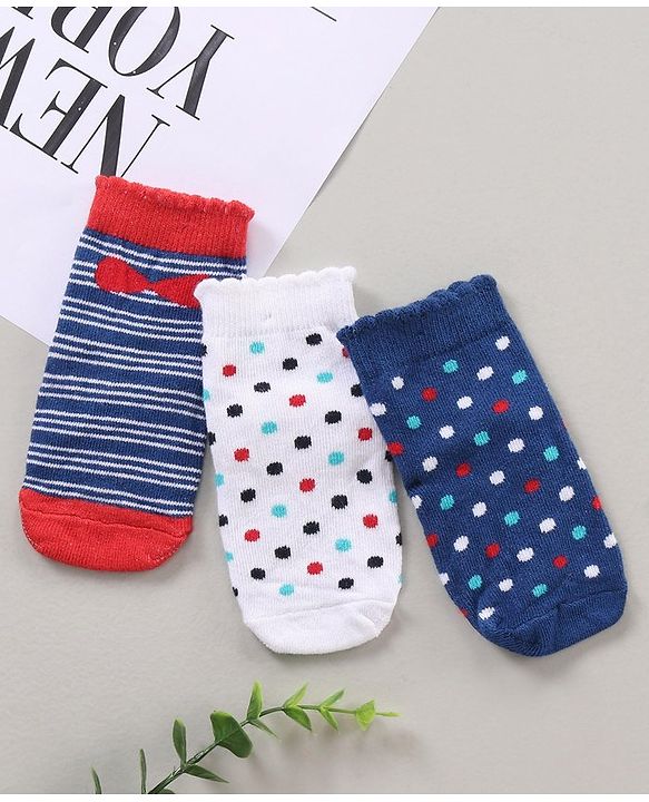 Cutewalk By Babyhug Anti Bacterial Ankle Length Socks - Multicolour