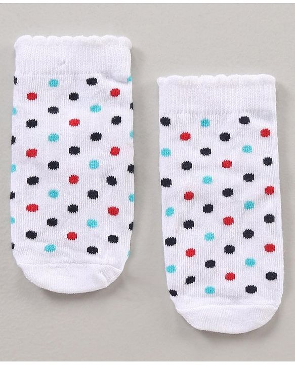 Cutewalk By Babyhug Anti Bacterial Ankle Length Socks - Multicolour