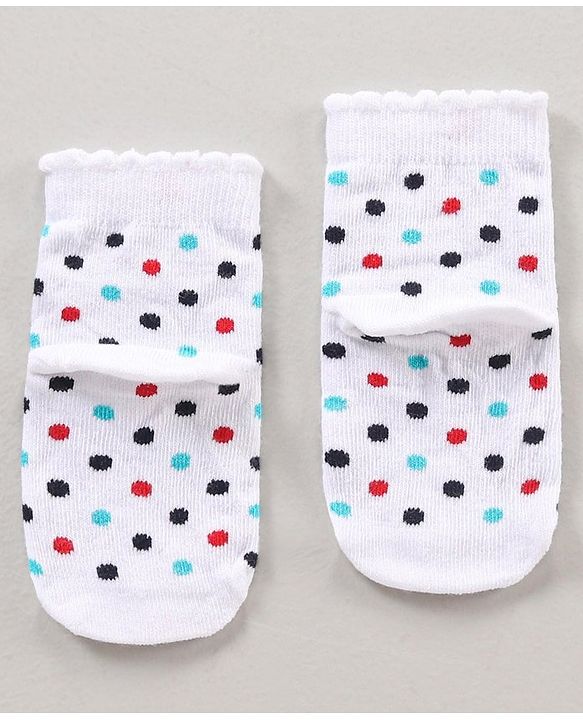 Cutewalk By Babyhug Anti Bacterial Ankle Length Socks - Multicolour