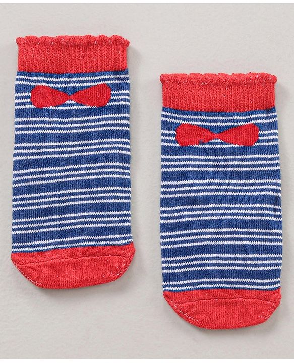 Cutewalk By Babyhug Anti Bacterial Ankle Length Socks - Multicolour