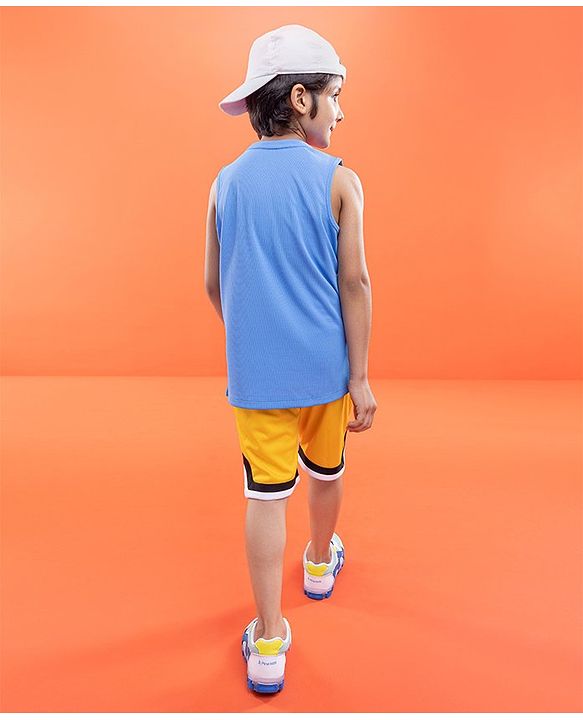 Pine Active Sleeveless Solid Colour Tee - Royal Blue