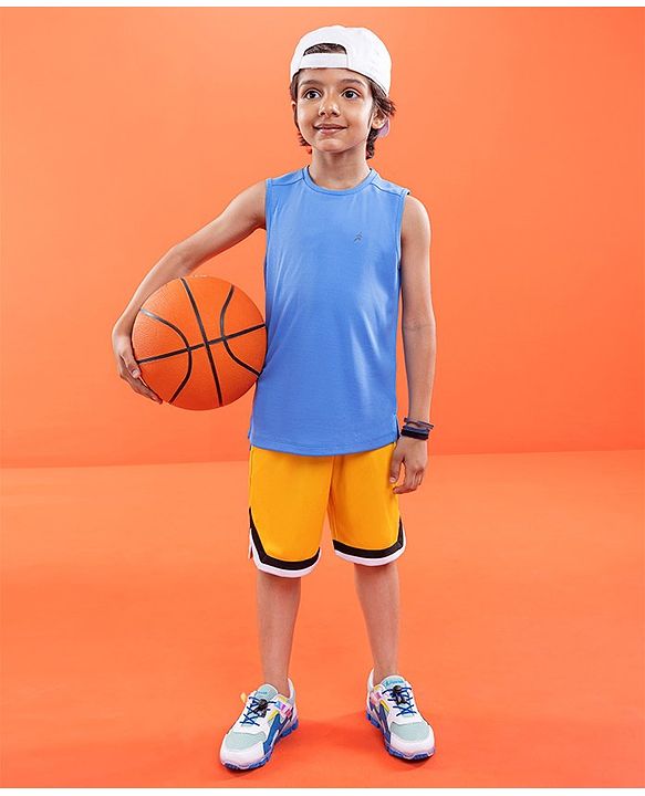 Pine Active Sleeveless Solid Colour Tee - Royal Blue