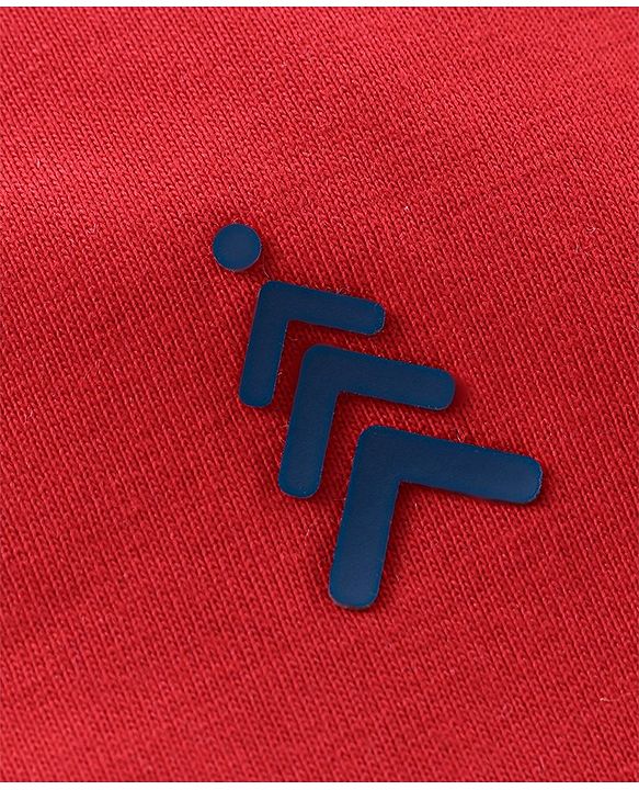 Pine Kids Half Sleeves Bio Wash T-shirt Solid Pack of 2 - Blue Red