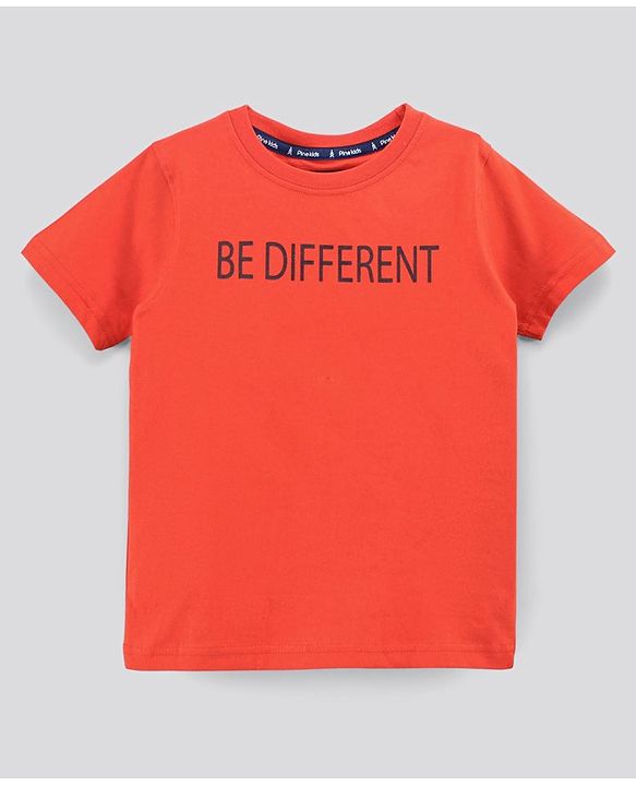 Pine Kids Biowash Half Sleeves Tees Pack of 3 - Sky Blue White Red
