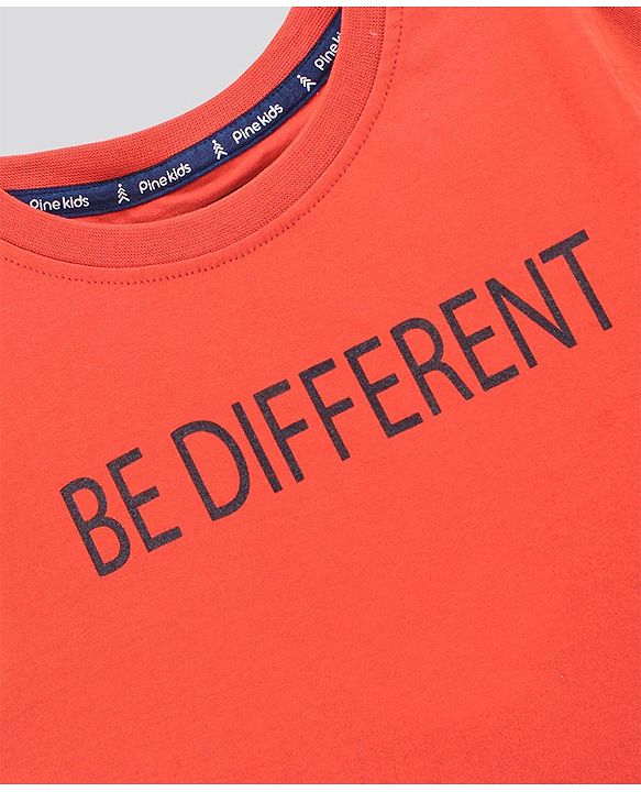 Pine Kids Biowash Half Sleeves Tees Pack of 3 - Sky Blue White Red