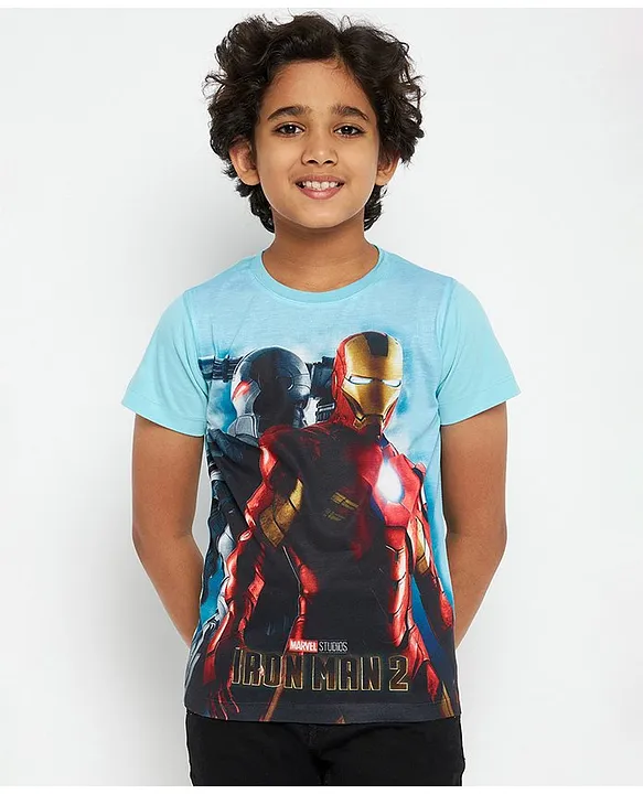 iron man printed t shirt