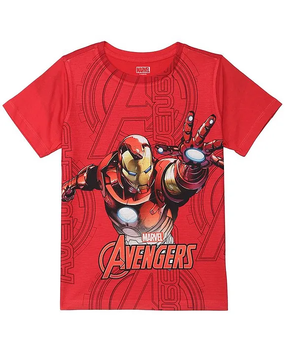 iron man printed t shirt