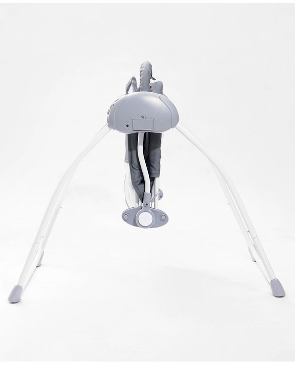 Babyhug Galaxy Electric Swing with Extra Free Motor & Remote - Grey (Without Hanging Toys)