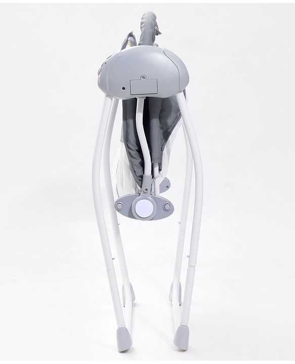 Babyhug Galaxy Electric Swing with Extra Free Motor & Remote - Grey (Without Hanging Toys)