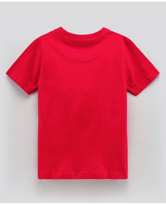 Pine Kids Biowash Half Sleeves Tees Pack of 2 - Red Light Grey
