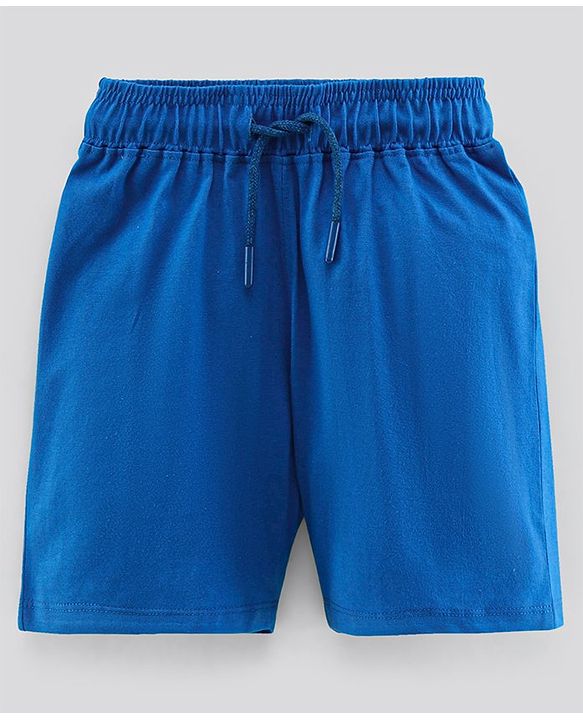 Pine Kids Biowash Sleeveless Tee & Shorts Text Print - Blue