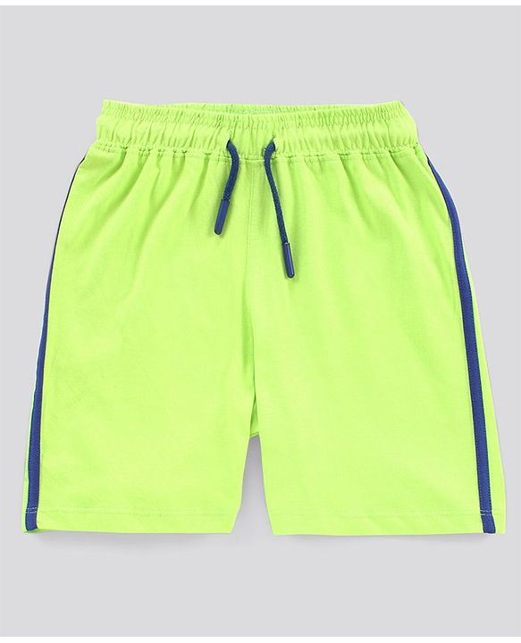 Pine Kids Biowashed Half Sleeves Night Suit Text & Football Print - Royal Blue Green