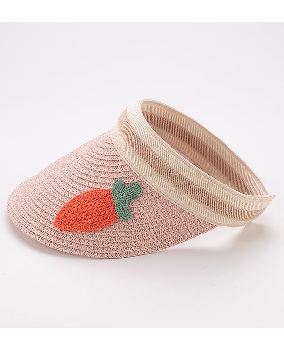 Babyhug Crochet Straw Hat With Sling Bag Pack Of 2 - Beige