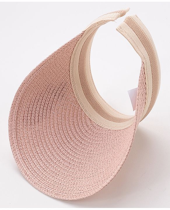 Babyhug Crochet Straw Hat With Sling Bag Pack Of 2 - Beige