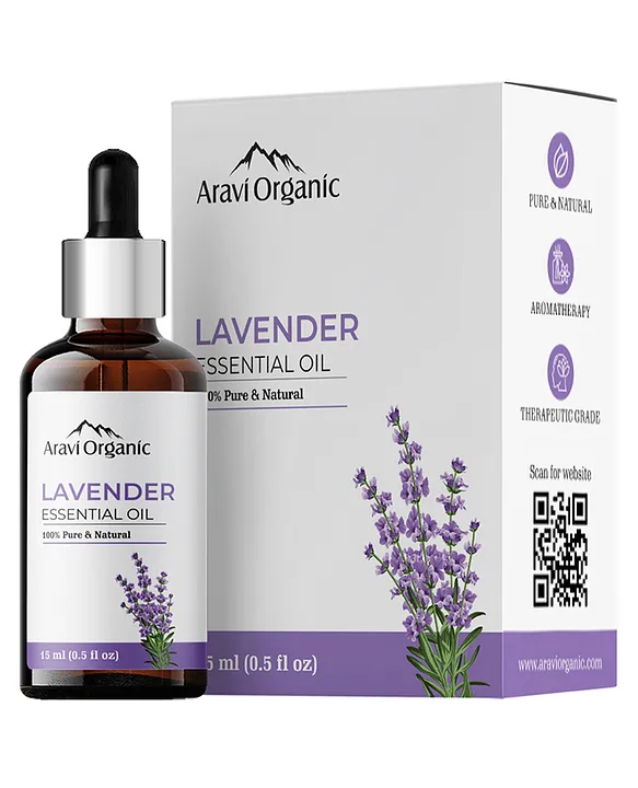 Buy Aravi Organic Lavender Essential Oil 100% Pure Oil for