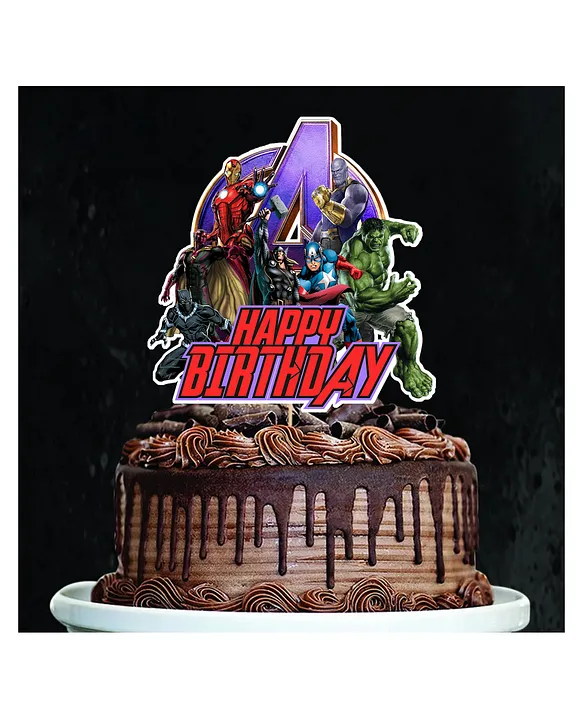Avengers Cake – Crave by Leena